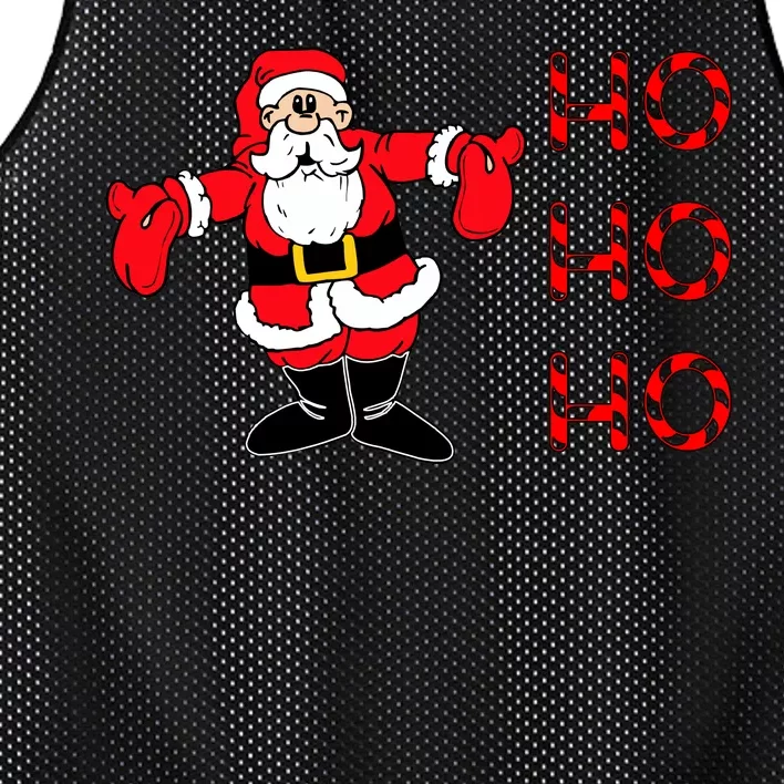 Ho Ho Ho Santa Mesh Reversible Basketball Jersey Tank