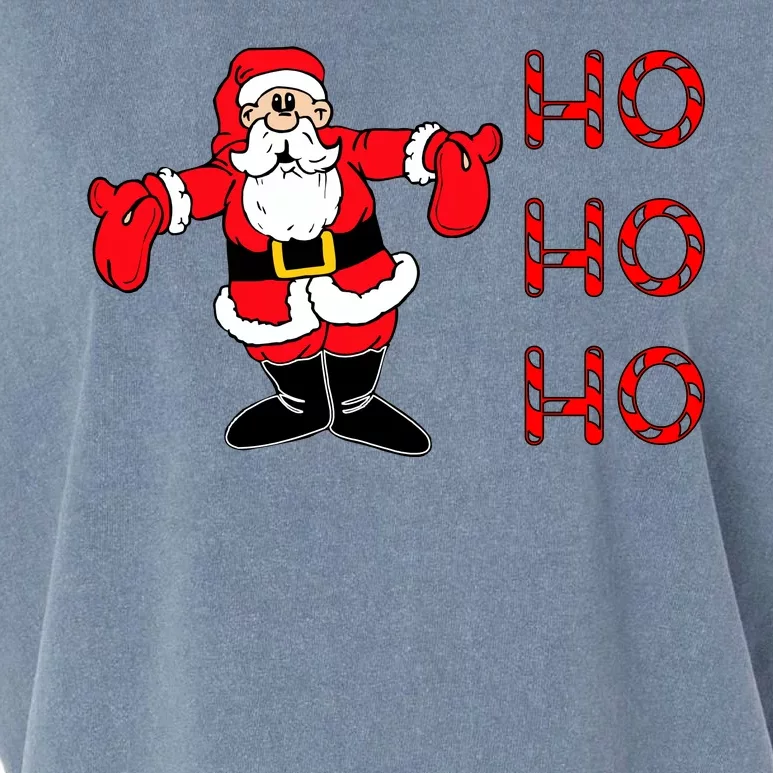 Ho Ho Ho Santa Garment-Dyed Women's Muscle Tee