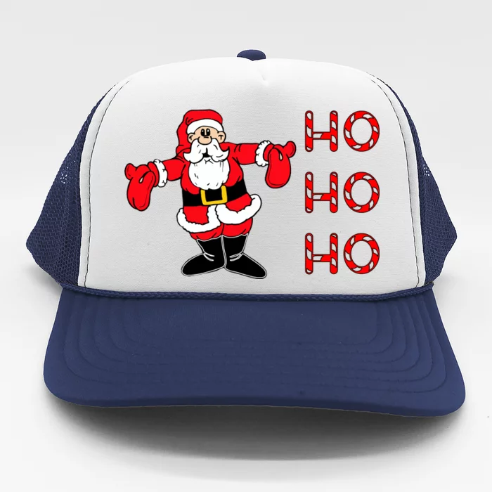 Ho Ho Ho Santa Trucker Hat