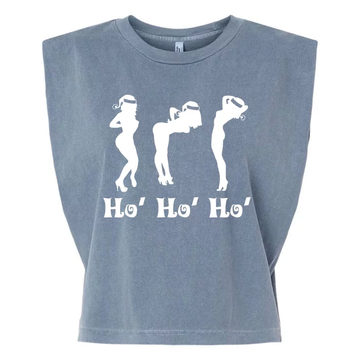 Ho Ho Ho Santa's Helpers Garment-Dyed Women's Muscle Tee