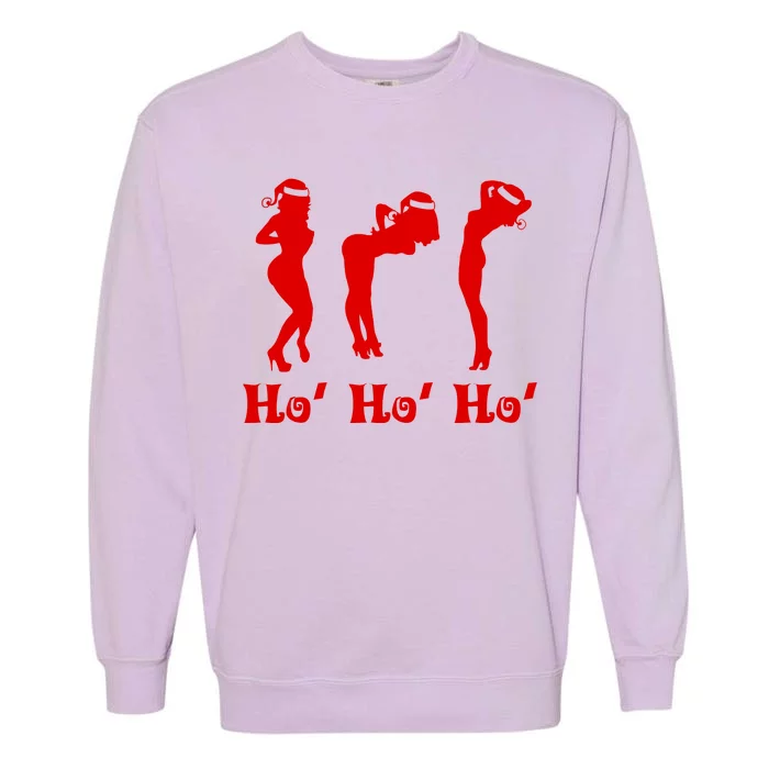 Ho Ho Ho Santa's Helpers Garment-Dyed Sweatshirt