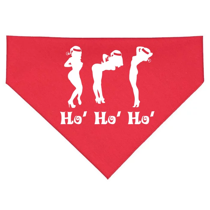 Ho Ho Ho Santa's Helpers USA-Made Doggie Bandana