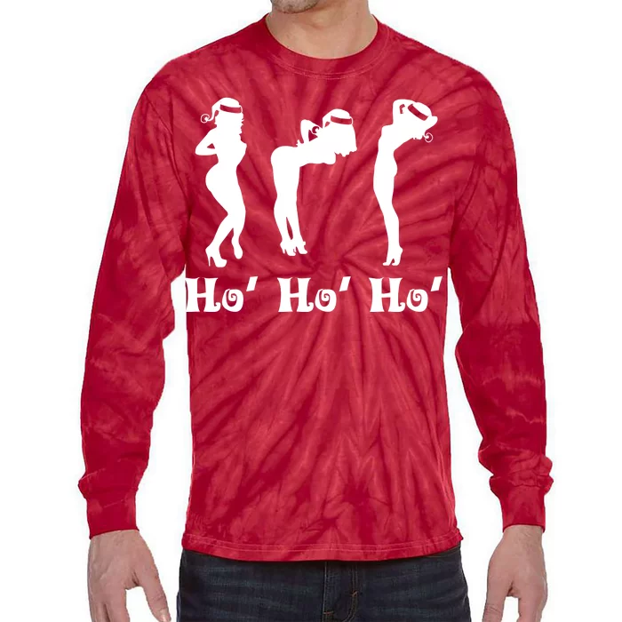 Ho Ho Ho Santa's Helpers Tie-Dye Long Sleeve Shirt