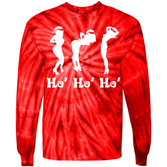 Ho Ho Ho Santa's Helpers Tie-Dye Long Sleeve Shirt