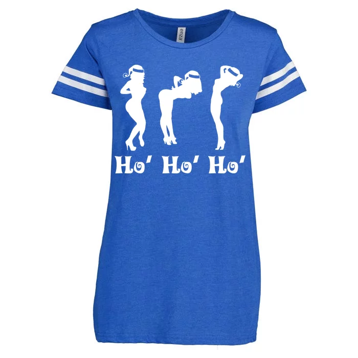 Ho Ho Ho Santa's Helpers Enza Ladies Jersey Football T-Shirt