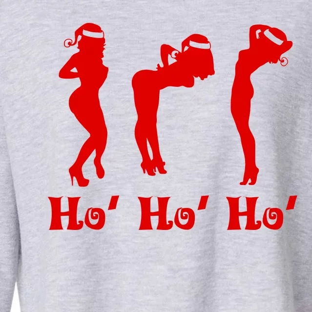 Ho Ho Ho Santa's Helpers Cropped Pullover Crew