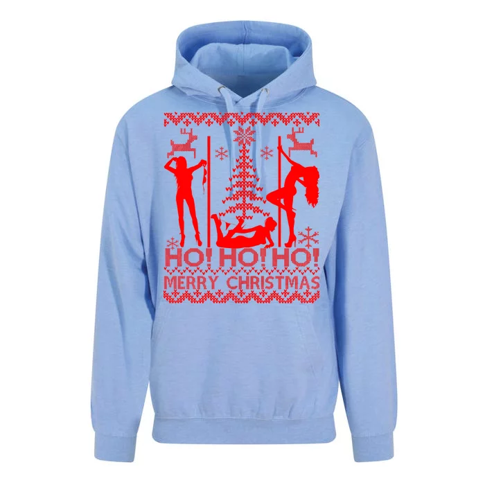 Ho Ho Ho Strippers X-Mas Ugly Christmas Sweater Unisex Surf Hoodie