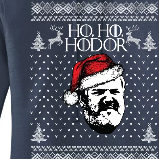 Ho Ho Hodor Ugly Christmas Women's Pullover Hoodie