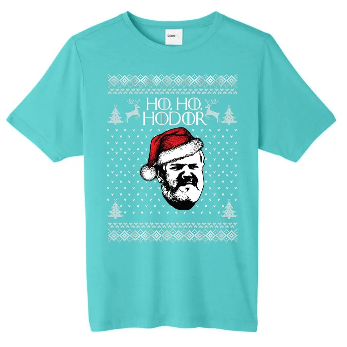 Ho Ho Hodor Ugly Christmas ChromaSoft Performance T-Shirt