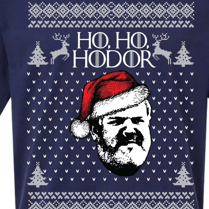 Ho Ho Hodor Ugly Christmas Sueded Cloud Jersey T-Shirt