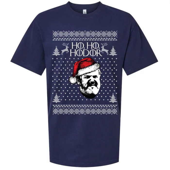 Ho Ho Hodor Ugly Christmas Sueded Cloud Jersey T-Shirt