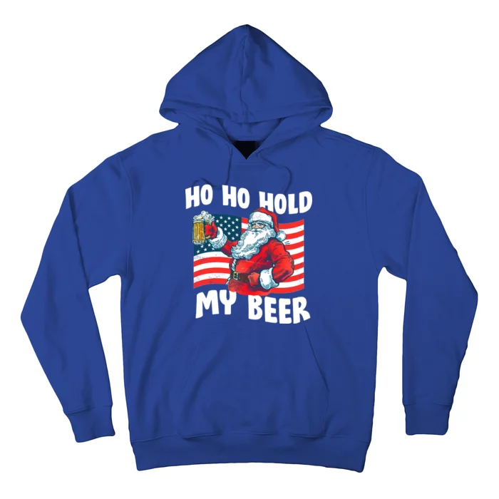 Ho Ho Hold My Beer Christmas In July Hoodie