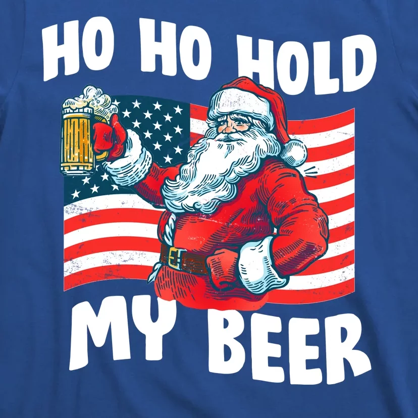 Ho Ho Hold My Beer Christmas In July T-Shirt