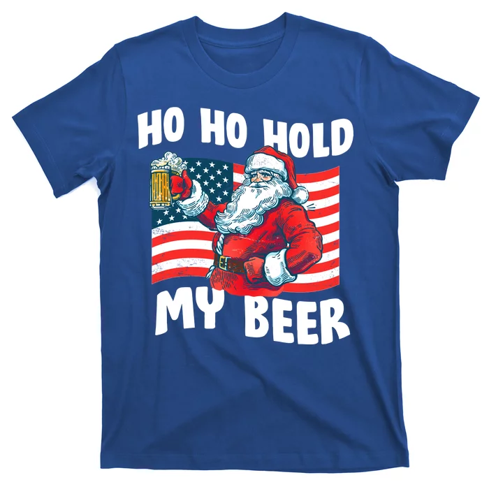 Ho Ho Hold My Beer Christmas In July T-Shirt