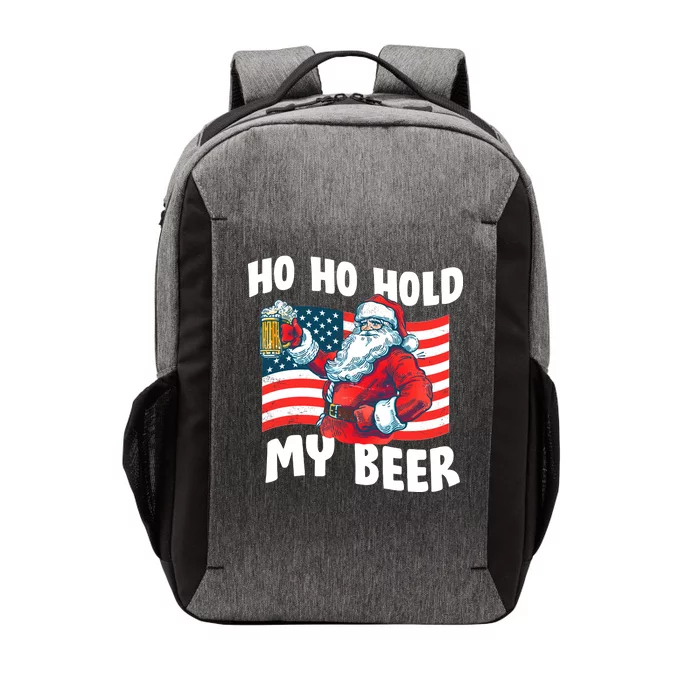 Ho Ho Hold My Beer Christmas In July Vector Backpack