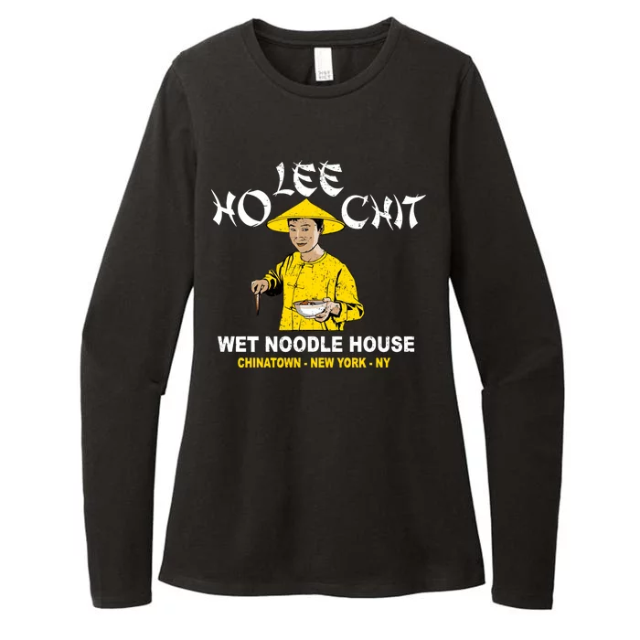 Ho Lee Chit Wet Noodle House Womens CVC Long Sleeve Shirt