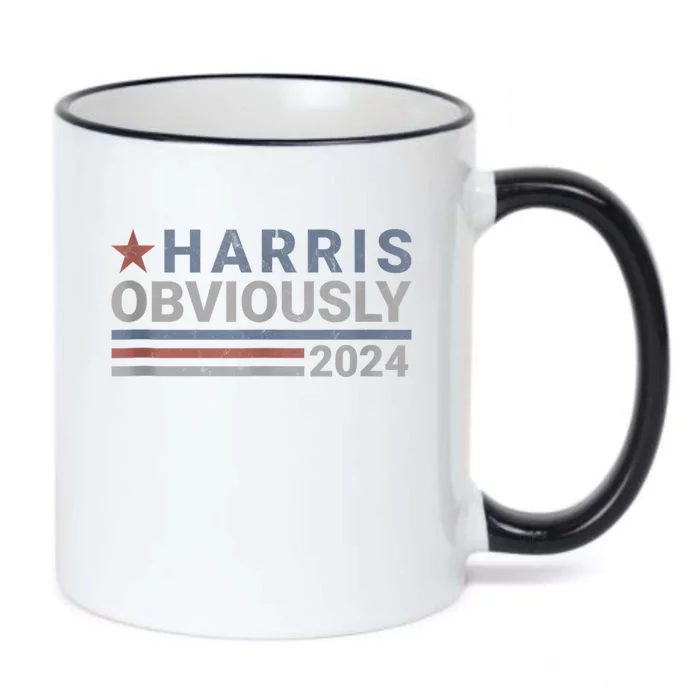 Harris Obviously 2024 Black Color Changing Mug