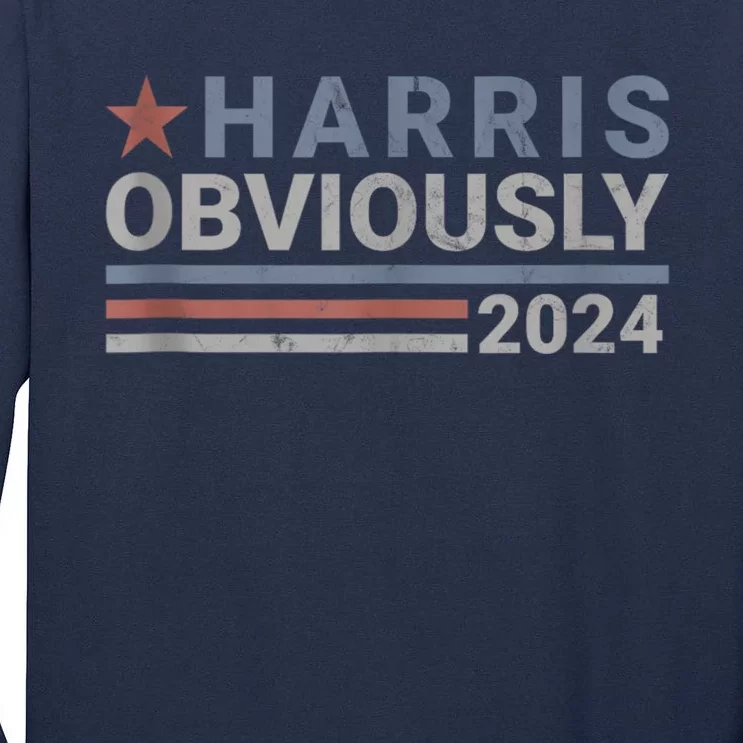 Harris Obviously 2024 Tall Long Sleeve T-Shirt