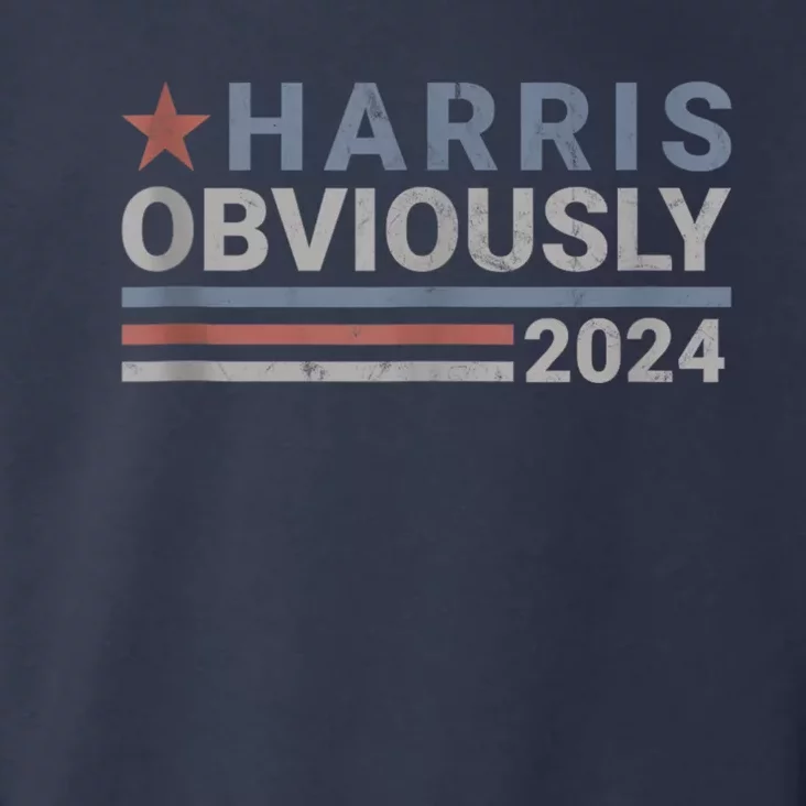 Harris Obviously 2024 Toddler Hoodie