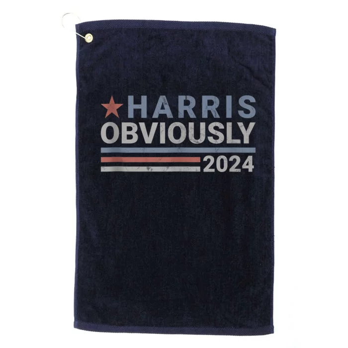 Harris Obviously 2024 Platinum Collection Golf Towel