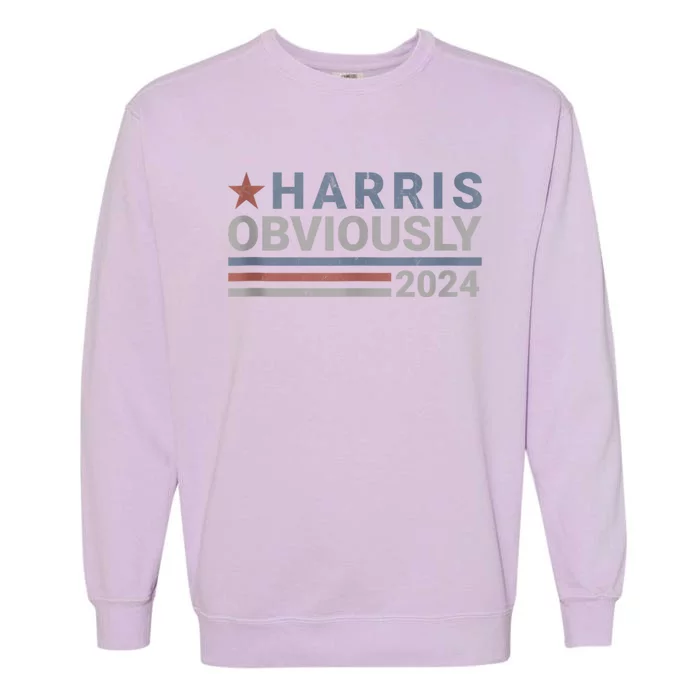 Harris Obviously 2024 Garment-Dyed Sweatshirt