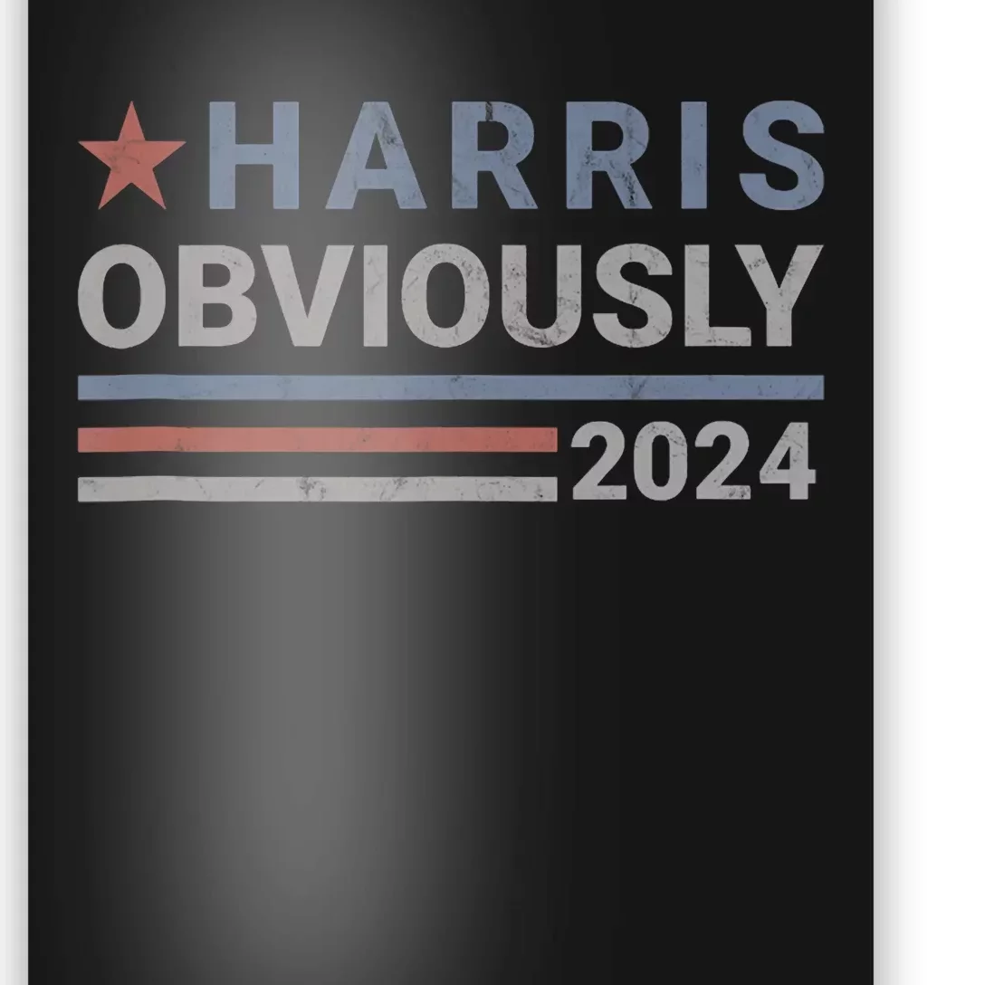 Harris Obviously 2024 Poster