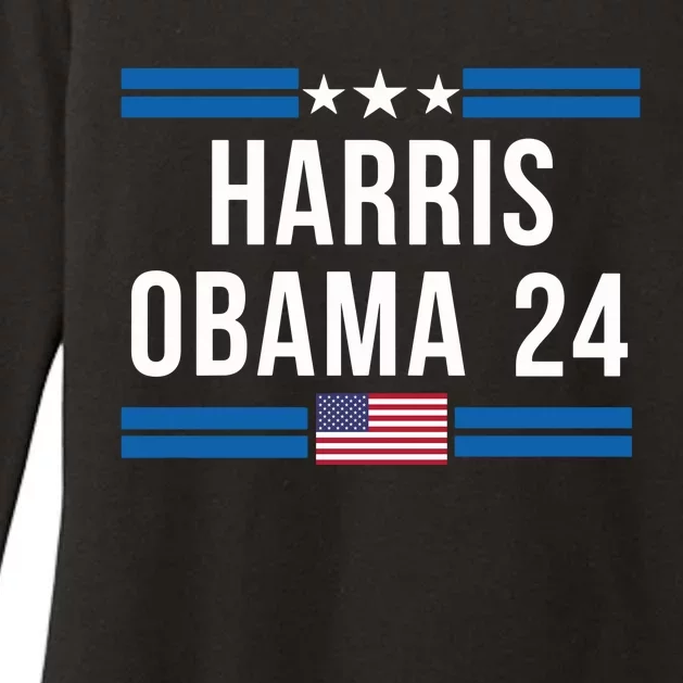 Harris Obama 2024 Womens CVC Long Sleeve Shirt