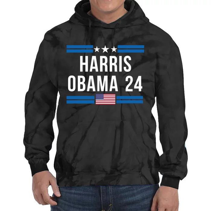 Harris Obama 2024 Tie Dye Hoodie