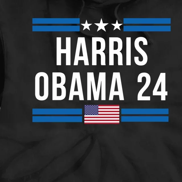 Harris Obama 2024 Tie Dye Hoodie