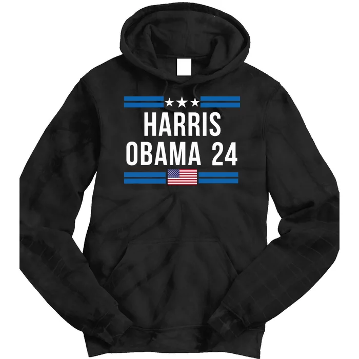 Harris Obama 2024 Tie Dye Hoodie