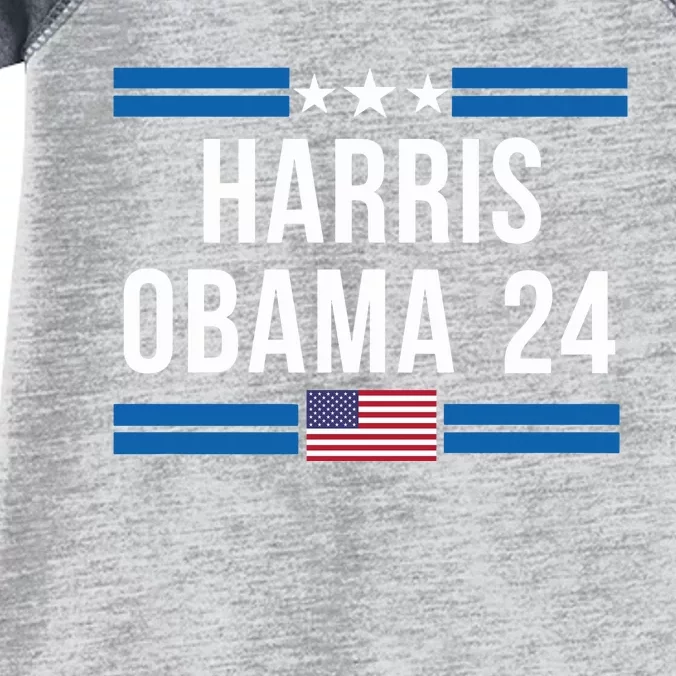 Harris Obama 2024 Infant Baby Jersey Bodysuit