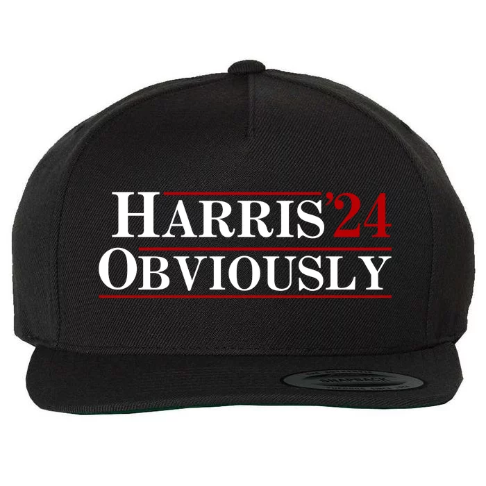 Harris Obviously 2024 Wool Snapback Cap