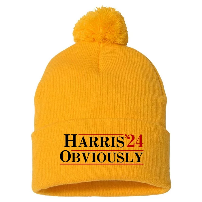 Harris Obviously 2024 Pom Pom 12in Knit Beanie