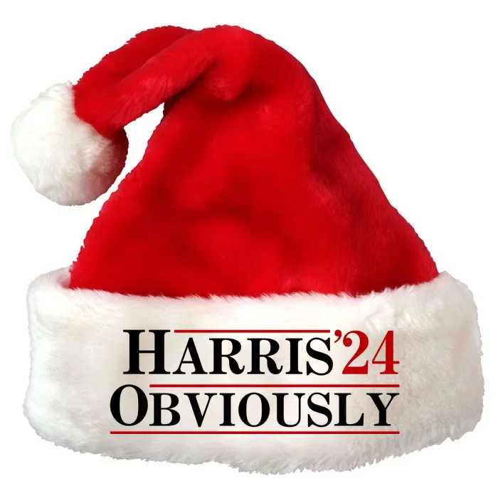 Harris Obviously 2024 Premium Christmas Santa Hat