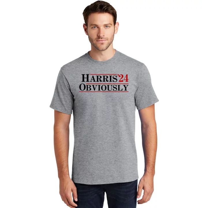 Harris Obviously 2024 Tall T-Shirt