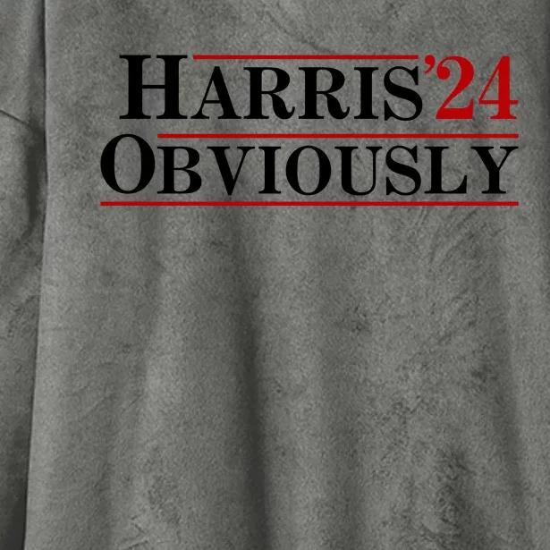 Harris Obviously 2024 Hooded Wearable Blanket