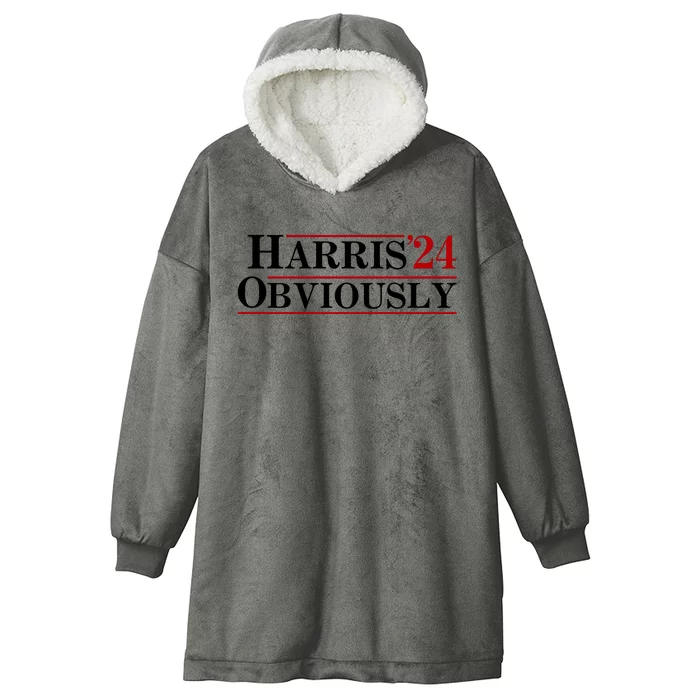 Harris Obviously 2024 Hooded Wearable Blanket