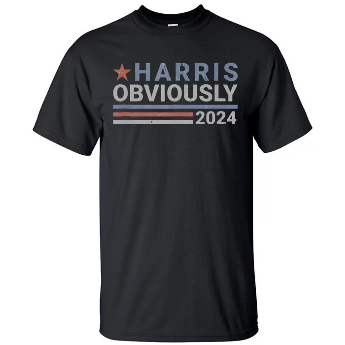 Harris Obviously 2024 Tall T-Shirt