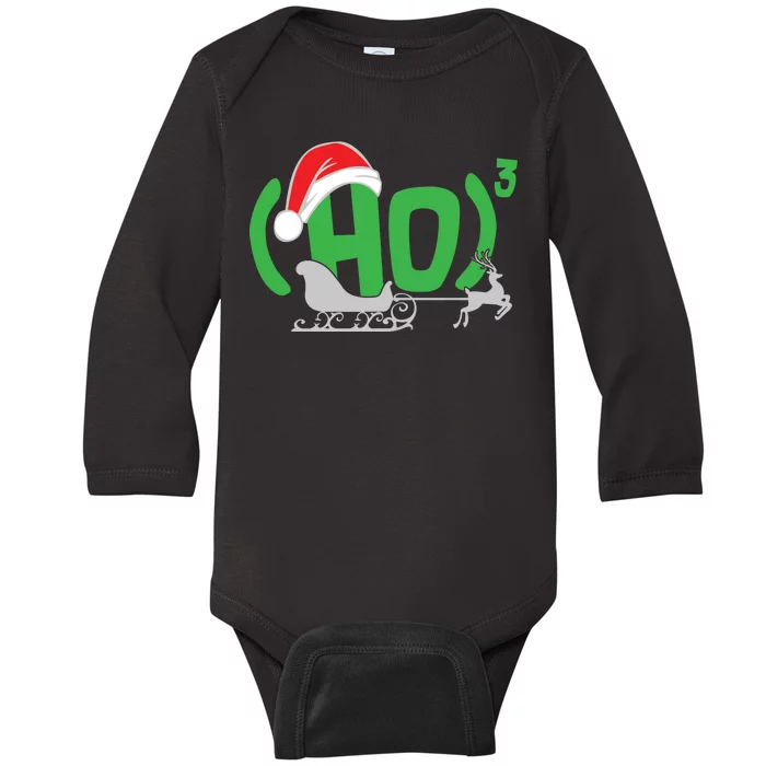 Ho3 Ho Times Three Baby Long Sleeve Bodysuit