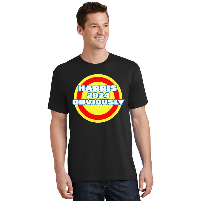 Harris. Obviously. A Vote For 2024 President Kamala Harris T-Shirt