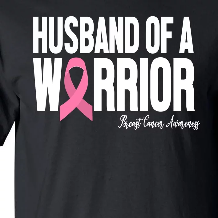 Husband Of A Warrior Breast Cancer Awanress Tall T-Shirt