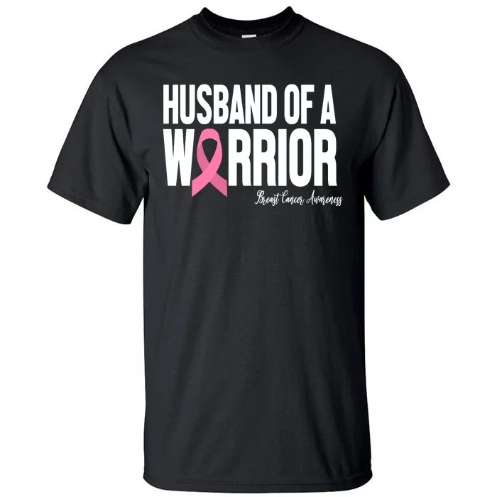 Husband Of A Warrior Breast Cancer Awanress Tall T-Shirt