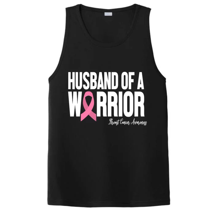 Husband Of A Warrior Breast Cancer Awanress Performance Tank