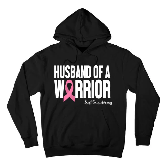 Husband Of A Warrior Breast Cancer Awanress Tall Hoodie