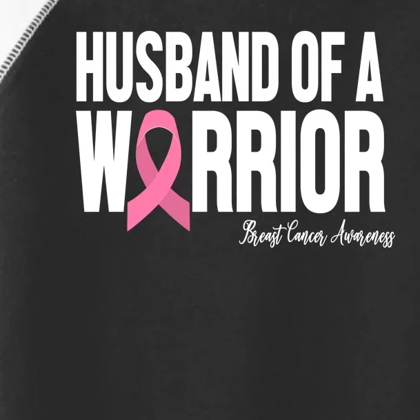 Husband Of A Warrior Breast Cancer Awanress Toddler Fine Jersey T-Shirt