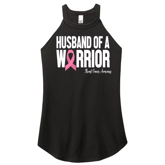 Husband Of A Warrior Breast Cancer Awanress Women’s Perfect Tri Rocker Tank