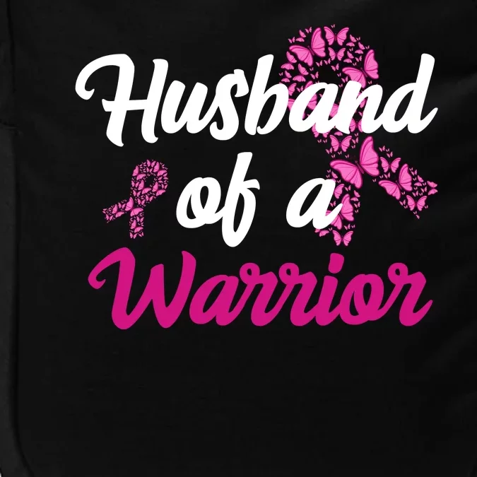 Husband Of A Warrior Breast Cancer Ribbon Impact Tech Backpack