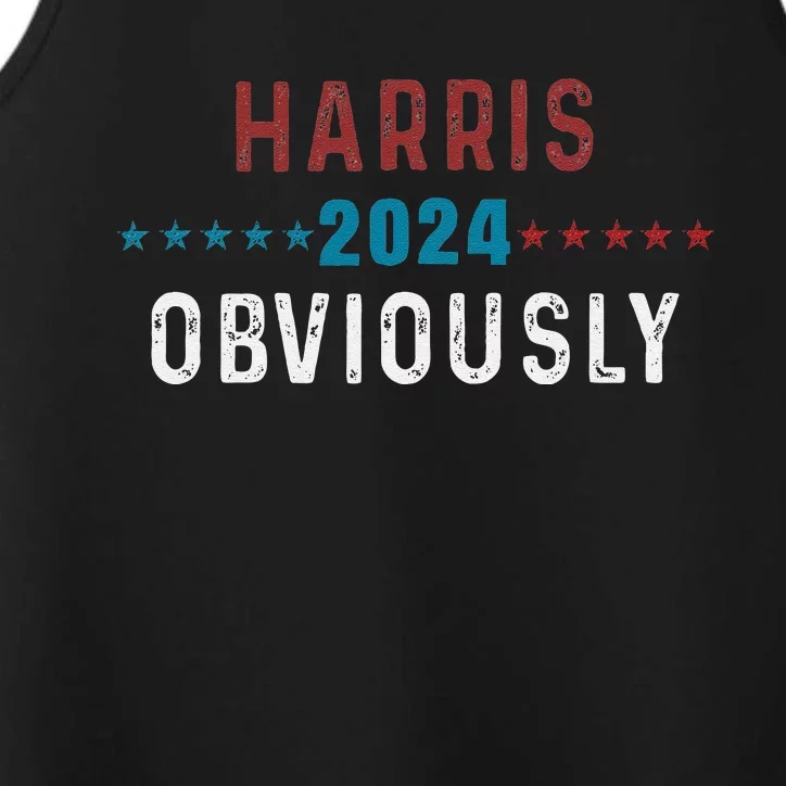 Harris. Obviously. A Vote For 2024 President Kamala Harris Performance Tank