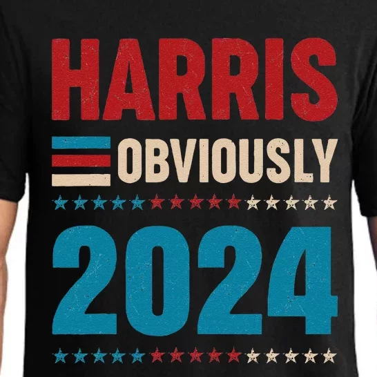 Harris. Obviously. A Vote For 2024 President Kamala Harris Pajama Set