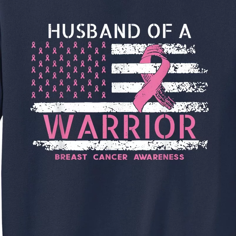 Husband Of A Warrior Breast Cancer Support Squad Sweatshirt